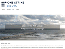 Tablet Screenshot of onestrikemedia.com